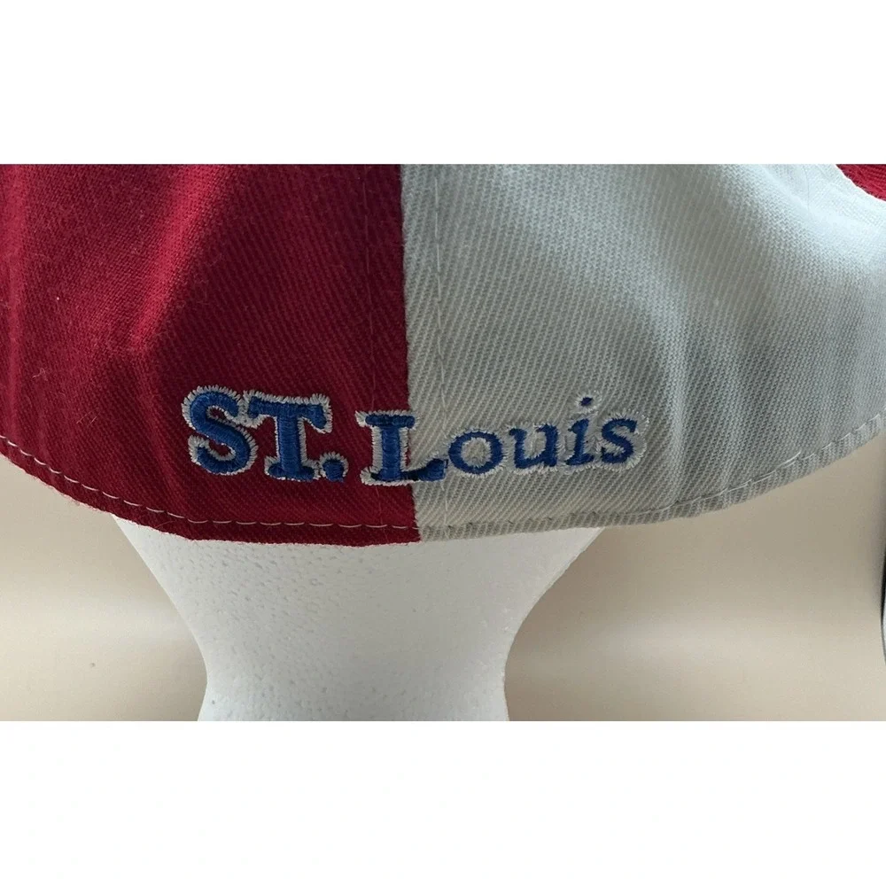 Stall & Dean Red/Blue St. Louis Gunners Baseball Cap Fitted Size 7 1/4 NFL‎